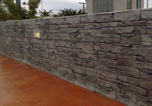 Hormigón impreso vertical en Madrid